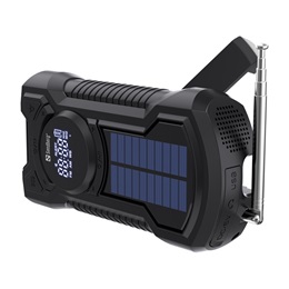 Sandberg Survivor Radio All-in-1 5000 rádió (v5.0, 5000 mAh belső akku, 3W, napelem 5V/95mA, zseblámpa 250 lm)
