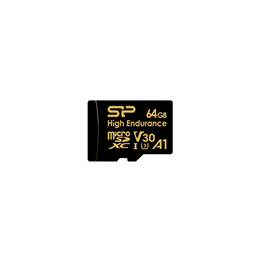 Silicon Power memóriakártya 64GB (MicroSDXC Golden Series High Endurance - Class 10, UHS-I, U3, V30, A1)
