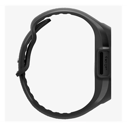 Spigen Liquid Air Pro szilikon óra keret (szilikon szíj, ütésálló, prémium, fekete)
