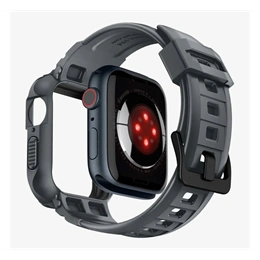 Spigen Rugged Armor Pro pótszíj (egyedi méret, szilikon, ütésállóság, szilikon keret, prémium, sötétszürke)