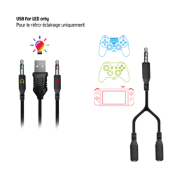 Spirit of Gamer PRO-H7 mikrofonos fejhallgató (fekete)