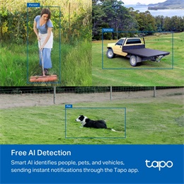 TP LINK Tapo C501GW 4G LTE kültéri biztonsági kamera, fehér