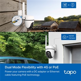 TP LINK Tapo C501GW 4G LTE kültéri biztonsági kamera, fehér