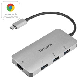 Targus ACH226EU USB-C hub (4xUSB-A 3.0, 5Gbps, ezüst)