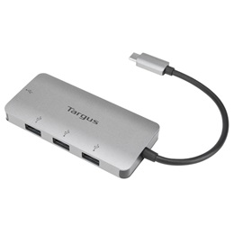 Targus ACH226EU USB-C hub (4xUSB-A 3.0, 5Gbps, ezüst)