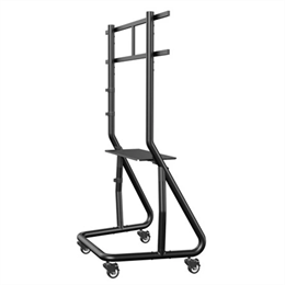 Techly ICA-TR38 gurulós padlóállvány TV-hez (60"-105", VESA 1000x600, max. 100 kg, fekete)