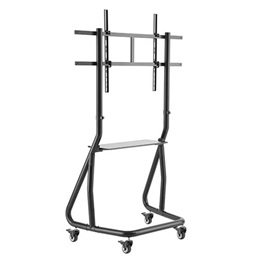 Techly ICA-TR38 gurulós padlóállvány TV-hez (60"-105", VESA 1000x600, max. 100 kg, fekete)