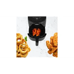 Tesla AirCook Q40 forrólevegős sütő (4 L, 1500 W, 40-200 °C, 60 perc, 8 program, tapadásmentes bevonat, mosogatógépben m