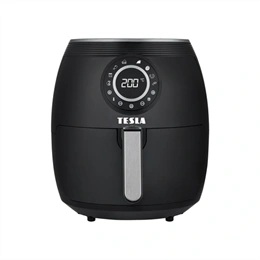 Tesla AirCook Q50 XL multifunkciós digitális forrólevegős sütő (3,8 l, 8 program, digitális érintőképernyő, Heat2Flow te