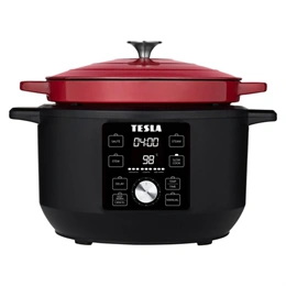 Tesla MultiCook MC600 Pro többfunkciós elektromos edény (5,6 l, 1500 W, mosogatógépben mosható, késleltetett indítás)