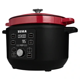 Tesla MultiCook MC600 Pro többfunkciós elektromos edény (5,6 l, 1500 W, mosogatógépben mosható, késleltetett indítás)