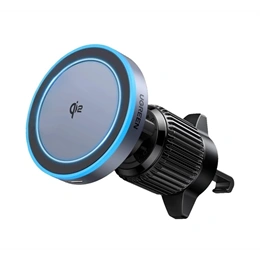 Ugreen W708 autós tartó (szellőzőre, 360°, mágneses, 15W, wireless, Qi2, fekete)