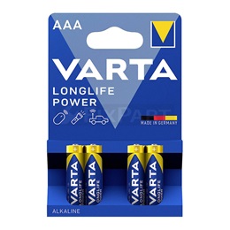 Varta Longlife Power AAA ceruza elem (4db)