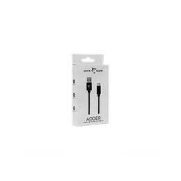 White Shark ADDER-2 USB kábel (USB A dugó / USB C dugó, 2 m, 480 Mbps, fekete)