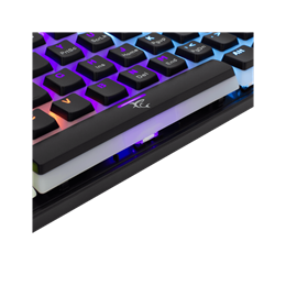 White Shark ASHIKO GK-2202-2/B/BL-US billentyűzet (angol, USB, mechanikus, 61 billentyűs, kék switch, fekete)