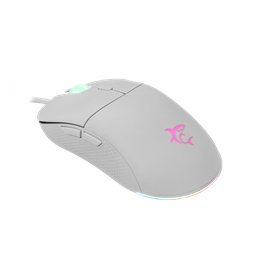 White Shark Bagdemagus W GM-5010W gamer egér (optikai, 6 gomb, 7200 DPI, RGB, fehér)