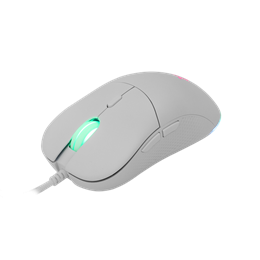 White Shark Bagdemagus W GM-5010W gamer egér (optikai, 6 gomb, 7200 DPI, RGB, fehér)