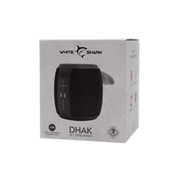 White Shark GBT-888B DHAK-B bluetooth hangszóró (v5.1, 1200mAh belső akku, 5W, TWS, fekete)
