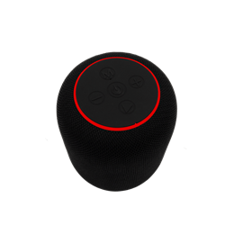White Shark IDAKKA-B GBT-619B bluetooth hordozható hangszóró (v5.1, 2x5W, 2400mAh akkumulátor, TWS, RGB világítás, feket