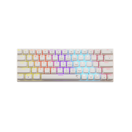 White Shark WAKIZASHI-2 (GK-002211V2) vezetékes mechanikus billentyűzet (angol, piros switch, 64 gomb, Rainbow világítás