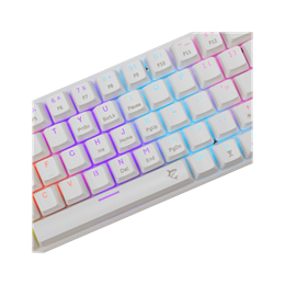 White Shark WAKIZASHI-2 (GK-002211V2) vezetékes mechanikus billentyűzet (angol, piros switch, 64 gomb, Rainbow világítás