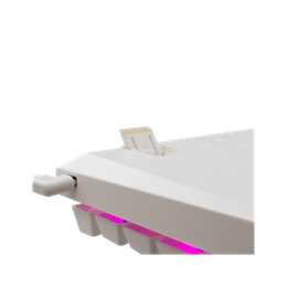 White Shark WAKIZASHI-2 (GK-002211V2) vezetékes mechanikus billentyűzet (angol, piros switch, 64 gomb, Rainbow világítás