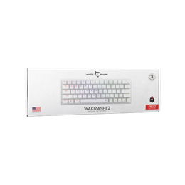 White Shark WAKIZASHI-2 (GK-002211V2) vezetékes mechanikus billentyűzet (angol, piros switch, 64 gomb, Rainbow világítás