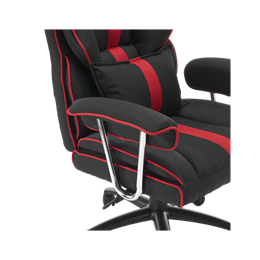 White Shark WS Le Mans Gaming szék (fekete/piros, textil, 120 kg)