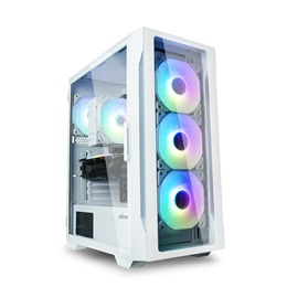 Zalman I3 NEO TG White táp nélküli ablakos Mid Tower számítógépház fehér