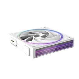 Zalman ZM-DF120 A3 hűtő ventilátor (120 x 25 mm, 2 db, PWM, fehér)