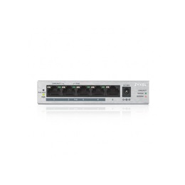 Zyxel GS1005HP-EU0101F 5-Port Gigabit asztali switch (4x PoE+, 60W PoE, nem menedzselhető, fémházas)