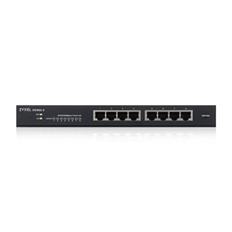 Zyxel GS1900-8 switch (8x1GbE, fémházas, menedzselhető)