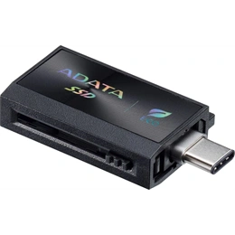 1 TB ADATA SC730 SSD (külső, USB 3.2, Type-A+Type-C, fekete)