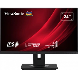 24" ViewSonic VG2448A-2 FHD IPS monitor (100Hz, fekete)