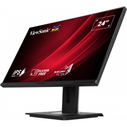 24" ViewSonic VG2448A-2 FHD IPS monitor (100Hz, fekete)