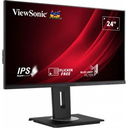 24" ViewSonic VG2448A-2 FHD IPS monitor (100Hz, fekete)
