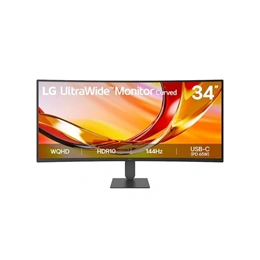 34" LG 34U640B-B VA ívelt monitor