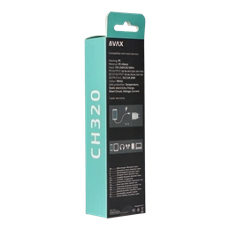 AVAX CH320 Speedy hálózati fali töltő USB + Type-C (20W, gyorstöltő, USB Type-A, USB Type-C, fehér)