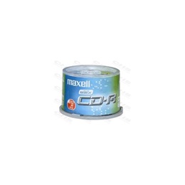 CD ROM Maxell CD-R80 (52x, 50 db, hengerben)