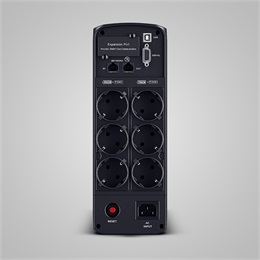 CyberPower UPS Gaming szünetmentes tápegység (line-interaktív, 1350 VA, 810 W, 230 V, 6 Schuko aljzat, 2x USB, AVR, szín