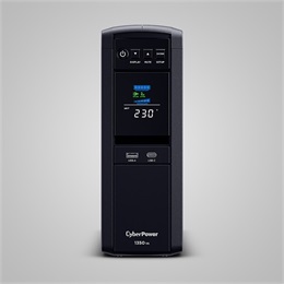 CyberPower UPS Gaming szünetmentes tápegység (line-interaktív, 1350 VA, 810 W, 230 V, 6 Schuko aljzat, 2x USB, AVR, szín