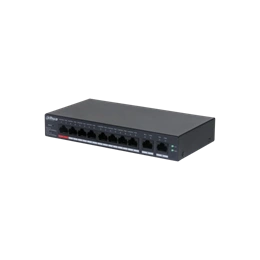 Dahua CS4010-8GT-110 switch PoE (Cloud menedzsment, 8x 1 Gbps PoE, 2x 1 Gbps port, 110 W)