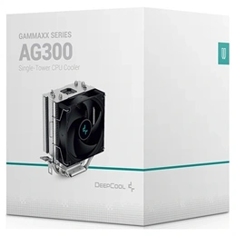 DeepCool AG300 hűtő ventilátor (92 mm, PWM, max 3050 rpm, hidraulikus csapágy, 4-tűs csatlakozó, fekete)