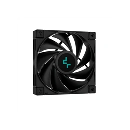 DeepCool AK400 Zero Dark Plus CPU hűtő (120 mm ventilátor, PWM, max 1650 rpm, 28 dBA, FDB csapágy, fekete)