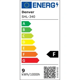 Denver SHL-340 okoségő (E27, Wi-Fi, 9 W, 806 lm, 2700-6500 K, Amazon Alexa, Google Assistant, Tuya, fehér)