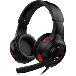 Genius HS-G600V gaming fejhallgató (40 mm, 3,5 mm jack, mikrofon, 1,8 m kábel, 115 dB érzékenység, fekete)