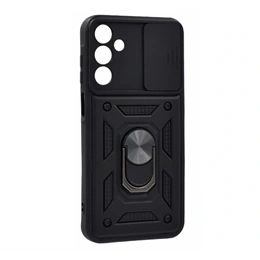 Gigapack Defender szilikon telefonvédő (ütésállóság, tartógyűrű, kameravédő, fekete)