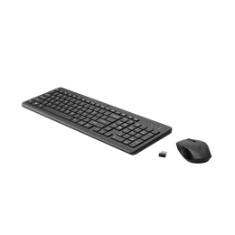 HP 330 billentyűzet és egér (HU, vezeték nélküli 2,4 GHz, optikai egér 1600 dpi, AAA akkumulátor, fekete)