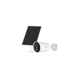 HiLook IPC-CFS04/4G-SIM csőkamera (4MP, 2,8mm, 4G, kültéri, IR30m, 9000mAh, mikrofon, hangszóró, napelem)