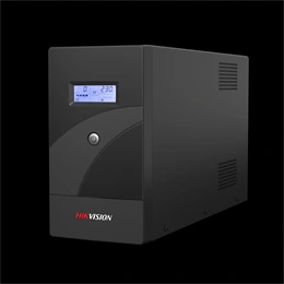 Hikvision DS-UPS2000-R 2000VA/1200W line-interaktív szünetmentes (4 Schuko, USB, LCD, fekete)